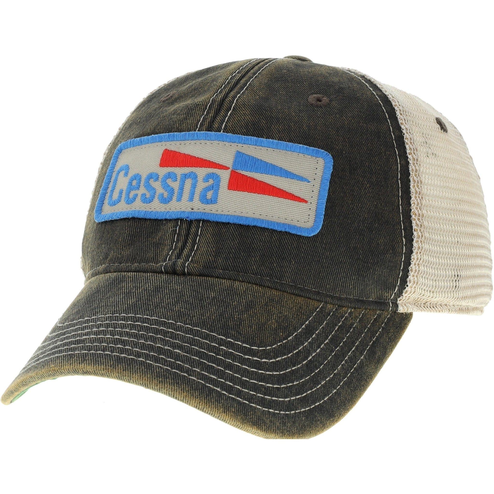 Cessna Logo Trucker Hat Vintage Style Aeroplane Apparel