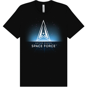 Aeroplane Apparel Company Shirts S / Black U.S. Space Force Horizon T-Shirt by Aeroplane Apparel Co.