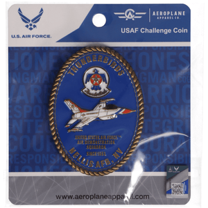 Aeroplane Apparel Company Commemorative Coins Official U.S. Air Force Thunderbirds "Legacy of Flight" Challenge Coin