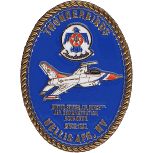 Aeroplane Apparel Company Commemorative Coins Official U.S. Air Force Thunderbirds "Legacy of Flight" Challenge Coin