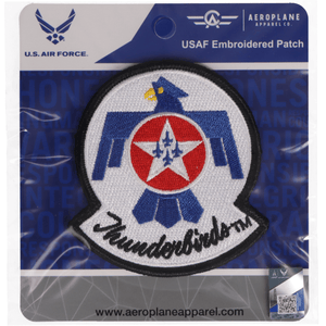 Aeroplane Apparel Company Fabric Patches Official U.S. Air Force Thunderbirds Embroidered Patch