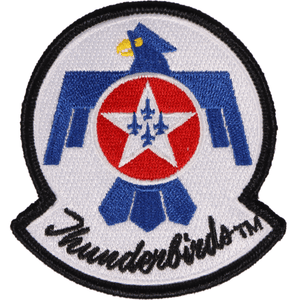 Aeroplane Apparel Company Fabric Patches Official U.S. Air Force Thunderbirds Embroidered Patch