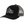 Aeroplane Apparel Company Headwear Black/Charcoal Cessna 50's & 60's Logo Velocity Trucker Hat - Black/White