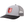 Aeroplane Apparel Company Headwear Grey/Charcoal/Black Bell Modern Logo Heritage Trucker Hat - Steel/Red