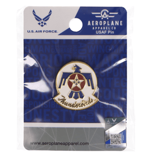 Aeroplane Apparel Company Pins Official U.S. Air Force Thunderbirds Logo Enamel Pin