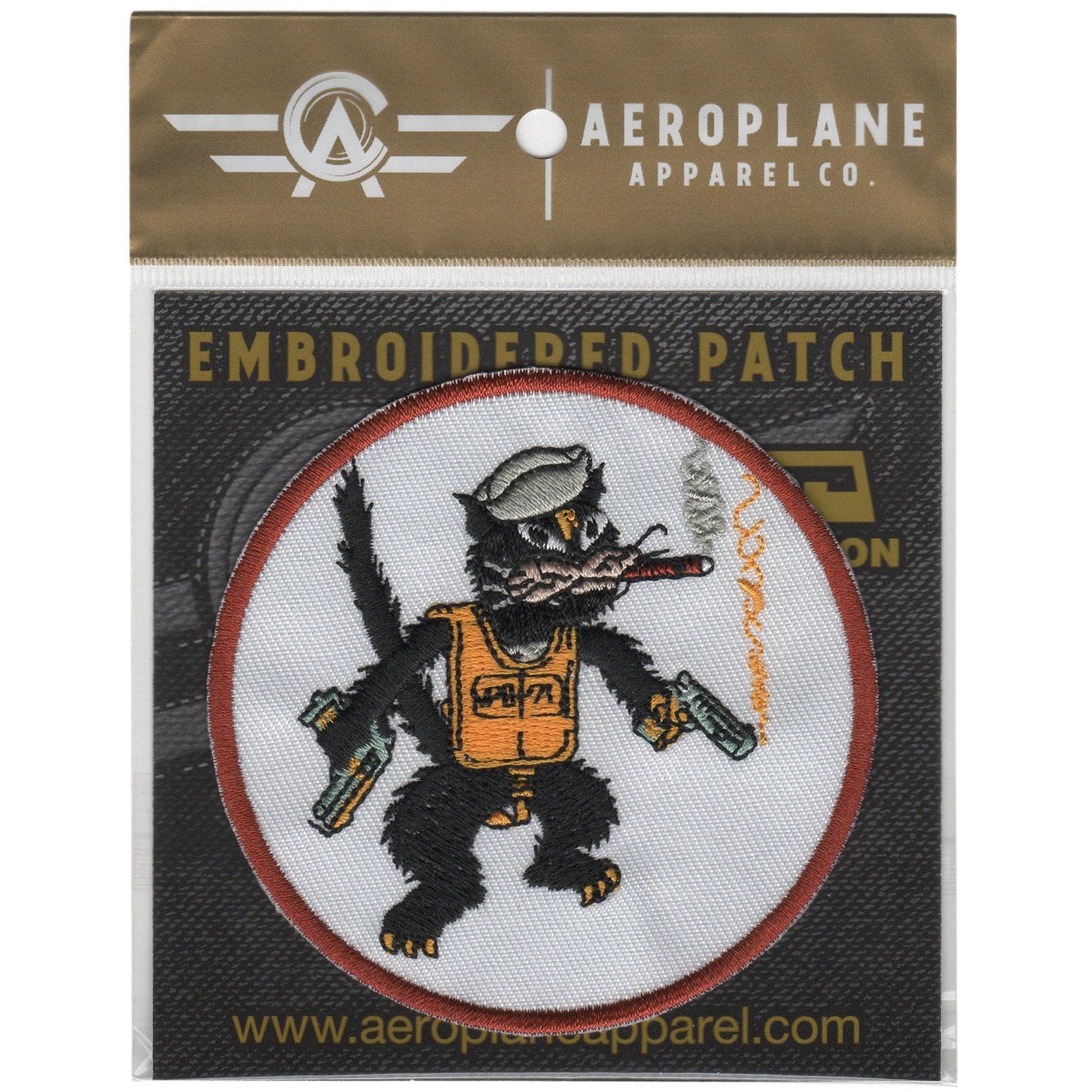 WWII Black Cats Iron-On Patch - Navy Squadron 71 | Aeroplane