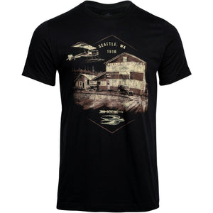 Aeroplane Apparel Company Shirts Small / Black Boeing Barn Heritage Officially Licensed Aeroplane Apparel Co. Men's T-Shirt