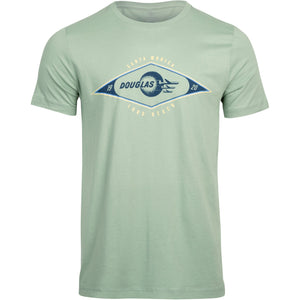 Aeroplane Apparel Company Shirts Small / Sage Green Douglas EST 1920 Officially Licensed Aeroplane Apparel Co. Men's T-Shirt