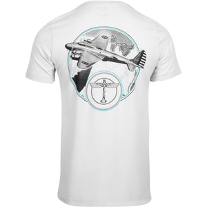 Aeroplane Apparel Company Shirts Small / Silver Boeing B-17 Heritage Officially Licensed Aeroplane Apparel Co. Men's T-Shirt