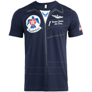 U.S. Air Force Thunderbirds Flight Suit T-Shirt by Aeroplane Apparel Co.