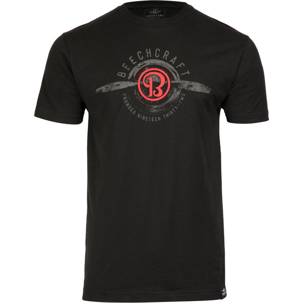 Beechcraft Logo Propeller Officially Licensed T-Shirt - PilotMall.com