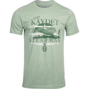 Boeing PT-17 Kaydet Officially Licensed Aeroplane Apparel Co. Men's T-Shirt - PilotMall.com