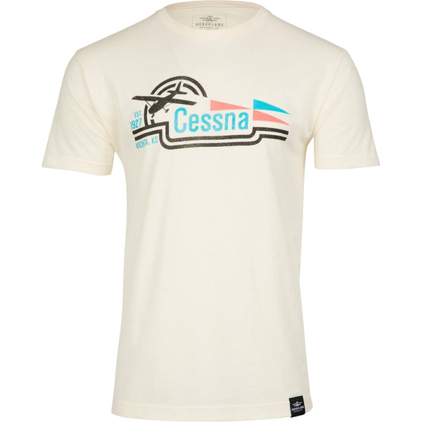 Cessna Retro Logo Officially Licensed T-Shirt - PilotMall.com