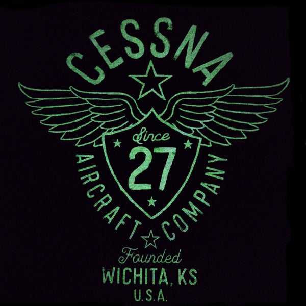 Cessna Sketch Officially Licensed Long Sleeve T-Shirt - PilotMall.com