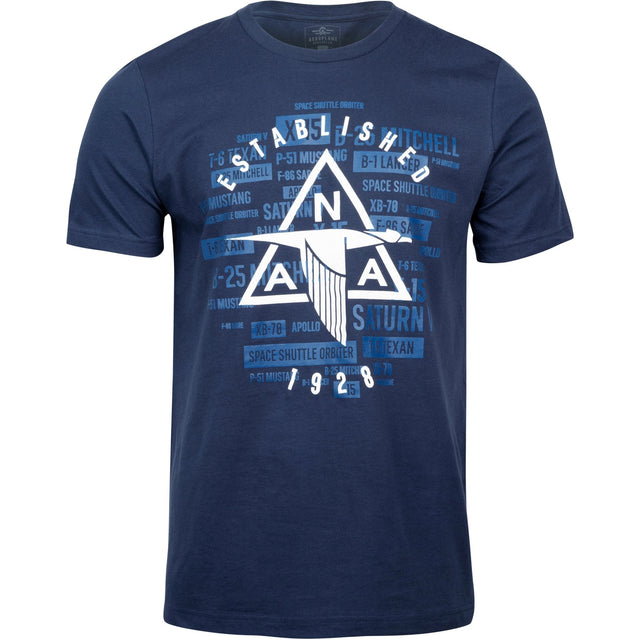 NAA 1928 Officially Licensed Aeroplane Apparel Co. Men's T-Shirt - PilotMall.com