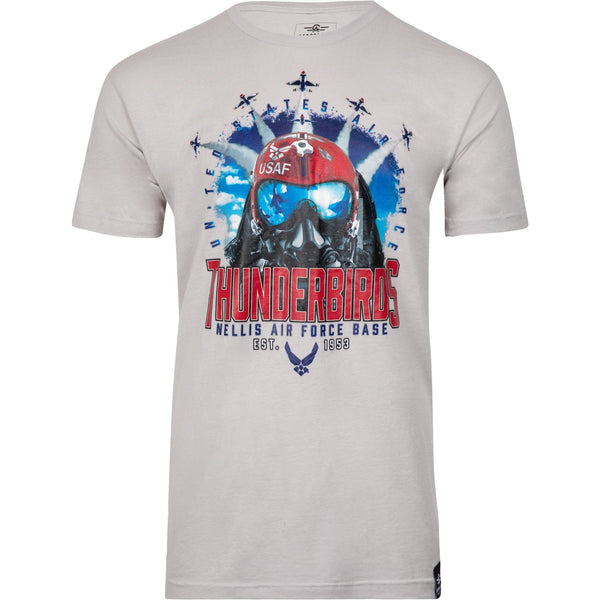 U.S. Air Force Thunderbirds Helmet Officially Licensed T-Shirt - PilotMall.com