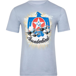 U.S. Air Force Thunderbirds in Flight Officially Licensed Aeroplane Apparel Co. Men's T-Shirt - PilotMall.com
