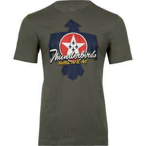 U.S. Air Force Thunderbirds Vintage Officially Licensed Aeroplane Apparel Co. Men's T-Shirt - PilotMall.com