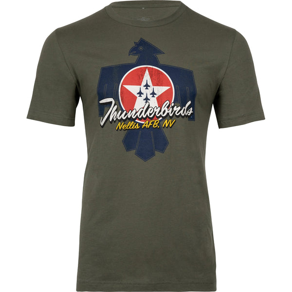 U.S. Air Force Thunderbirds Vintage Officially Licensed Aeroplane Apparel Co. Men's T-Shirt - PilotMall.com