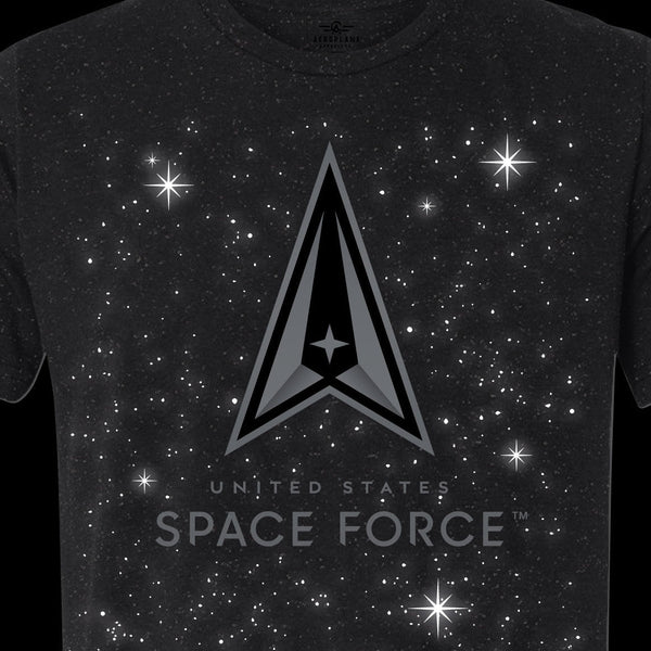 U.S. Space Force Officially Licensed Aeroplane Apparel Co. Men's T-Shirt - PilotMall.com