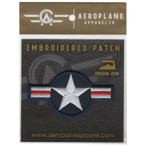 USAF Roundel Current Embroidered Patch (Iron On Application) - PilotMall.com